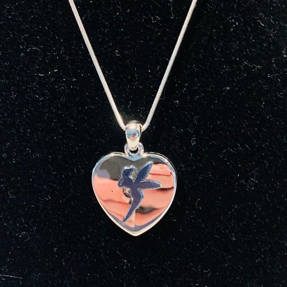 Tinkerbell Heart Necklace